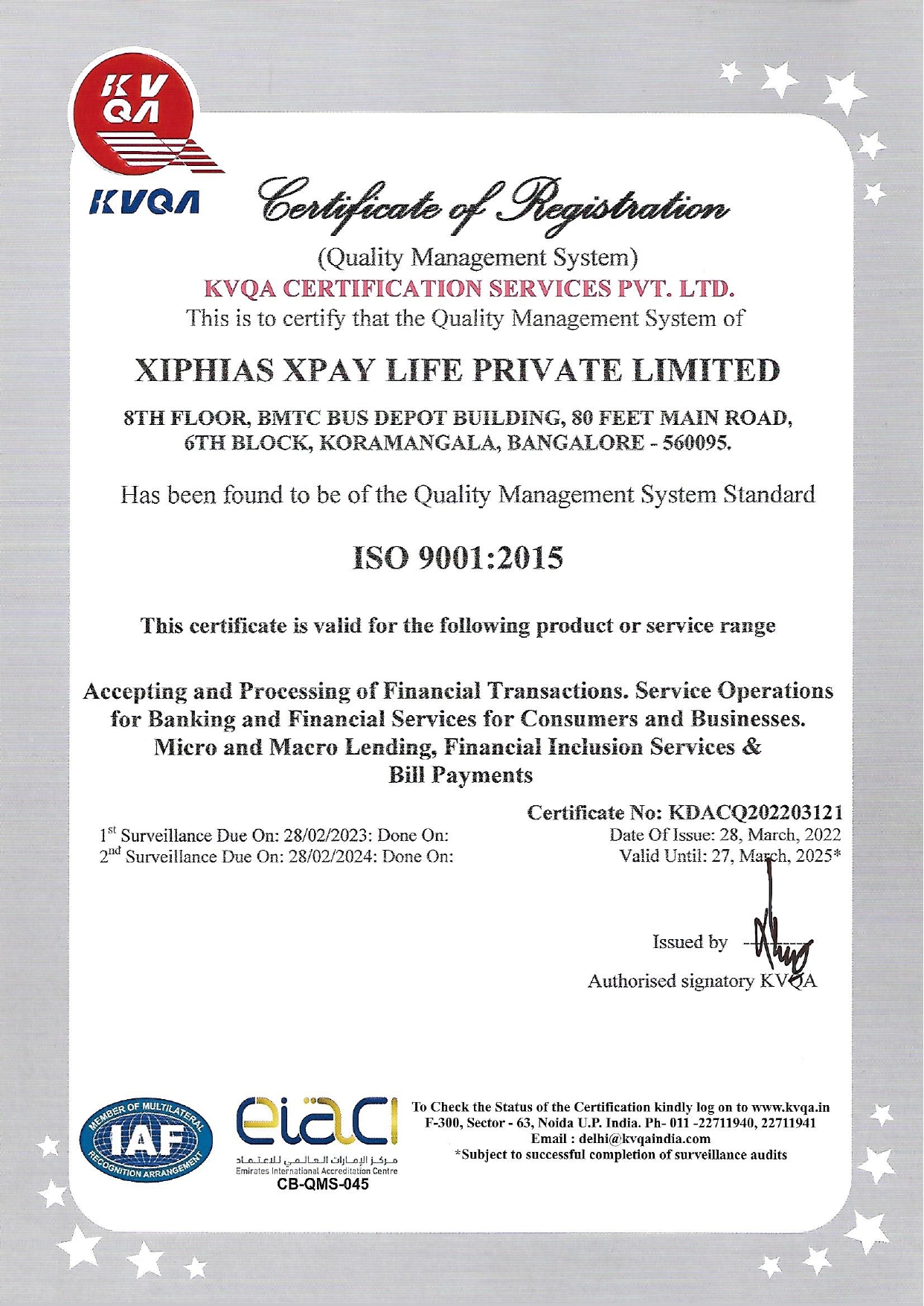 XPay Life Certificate2