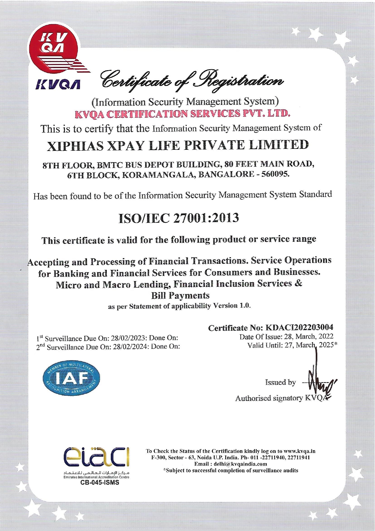 XPay Life Certificate3