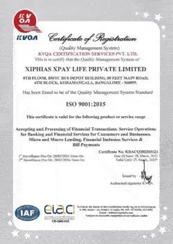 XPay Life Certificate image